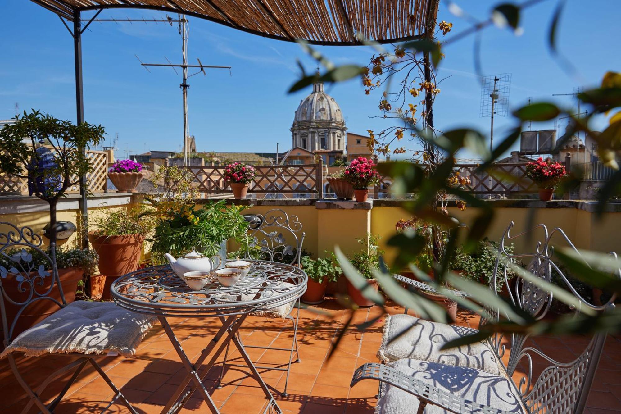 Trasteverehome - Attic Terrace Center Of Baroque *