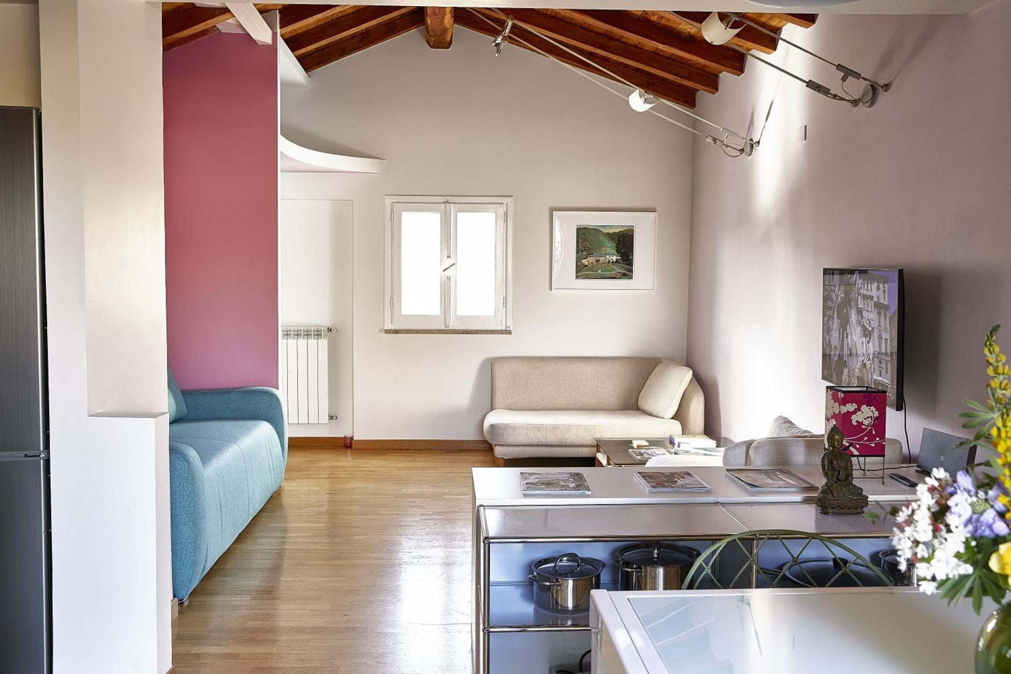 Apartment Trasteverehome - Attic Terrace Center Of Baroque Rom