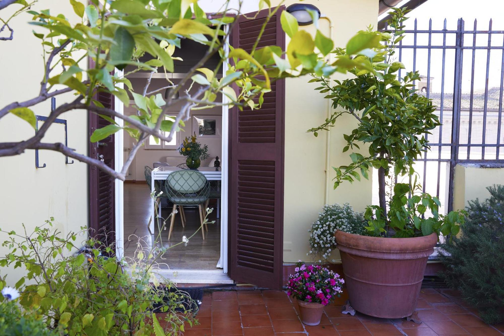Trasteverehome - Attic Terrace Center Of Baroque Apartment Rom