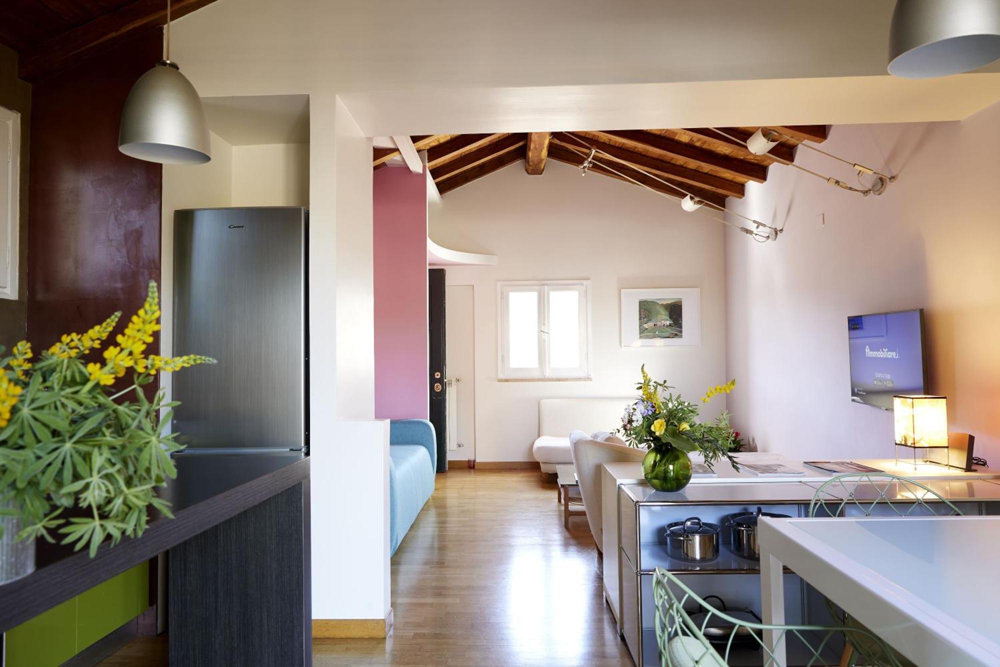 Apartment Trasteverehome - Attic Terrace Center Of Baroque Rom