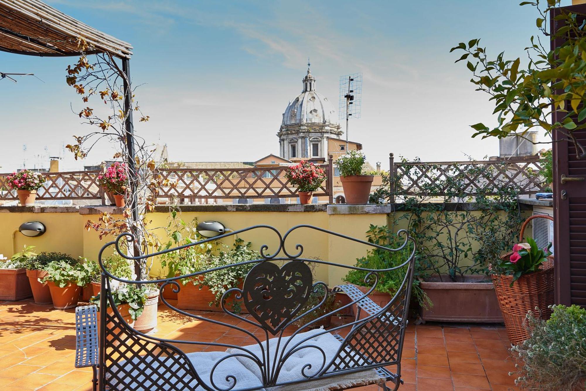 Trasteverehome - Attic Terrace Center Of Baroque Apartment *